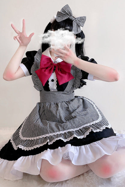 2d Loli Maid Tutu Dress Set