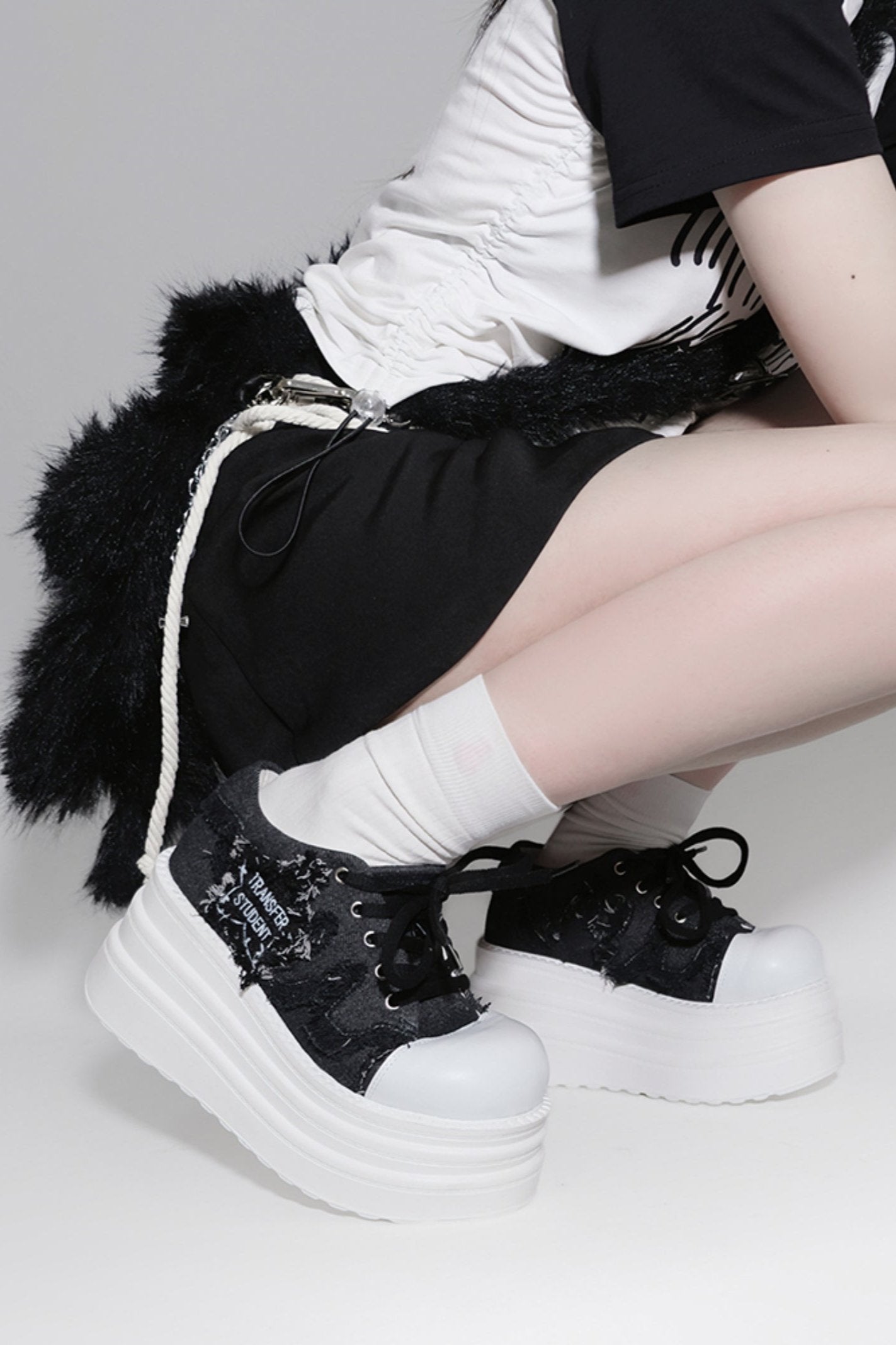 Rockstar Denim Platform Shoes