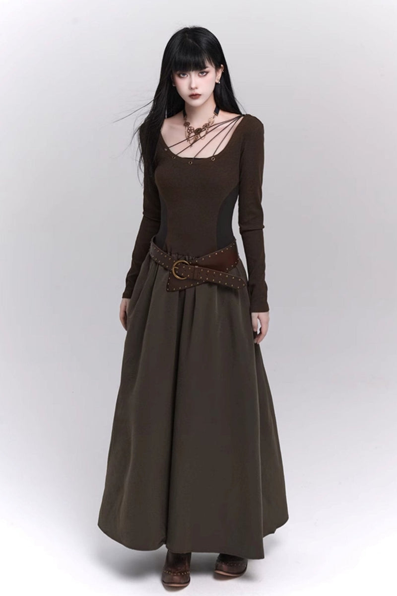 Cold Niche Early Autumn Dress