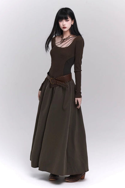 Cold Niche Early Autumn Dress