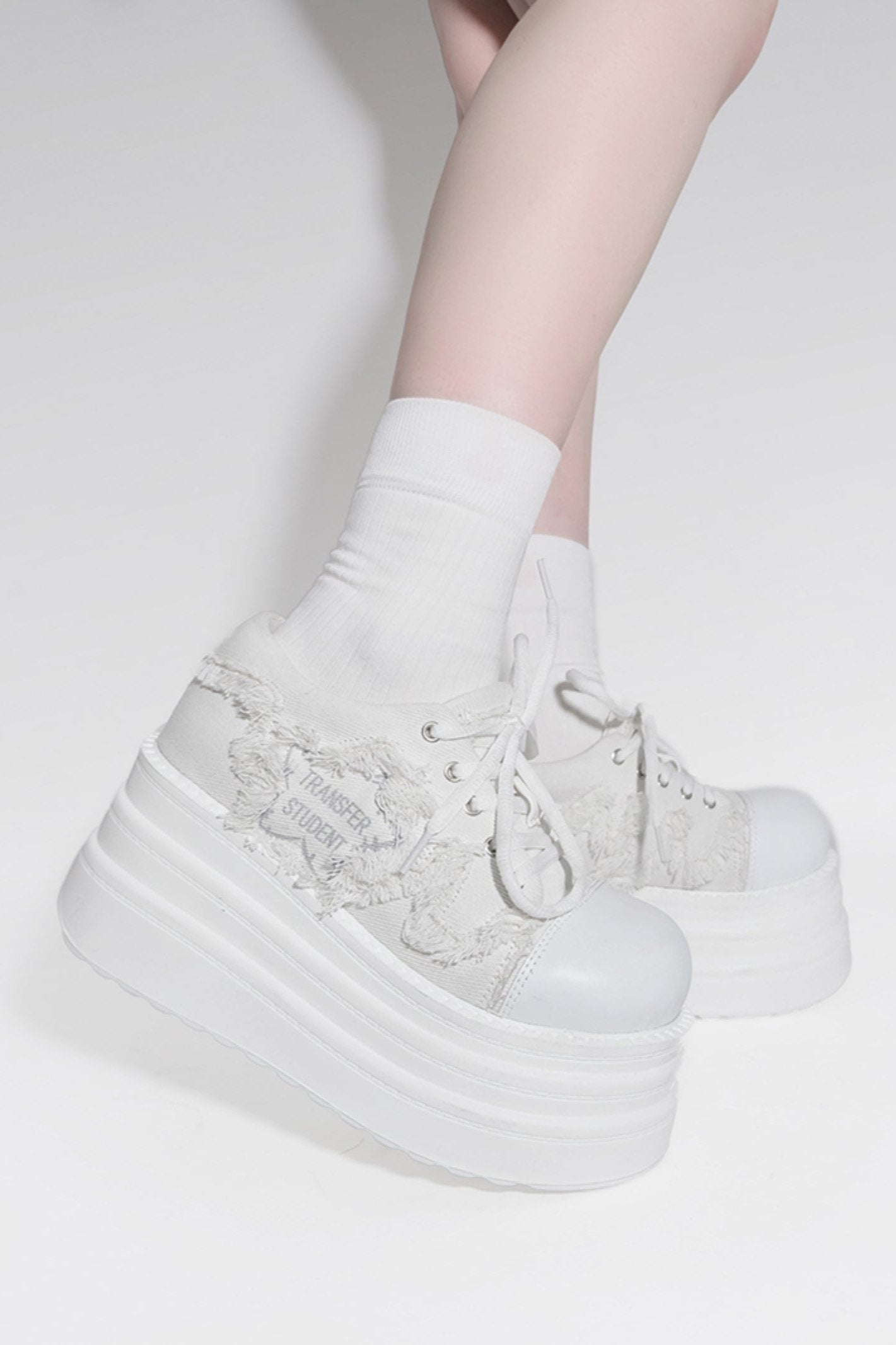 Rockstar Denim Platform Shoes