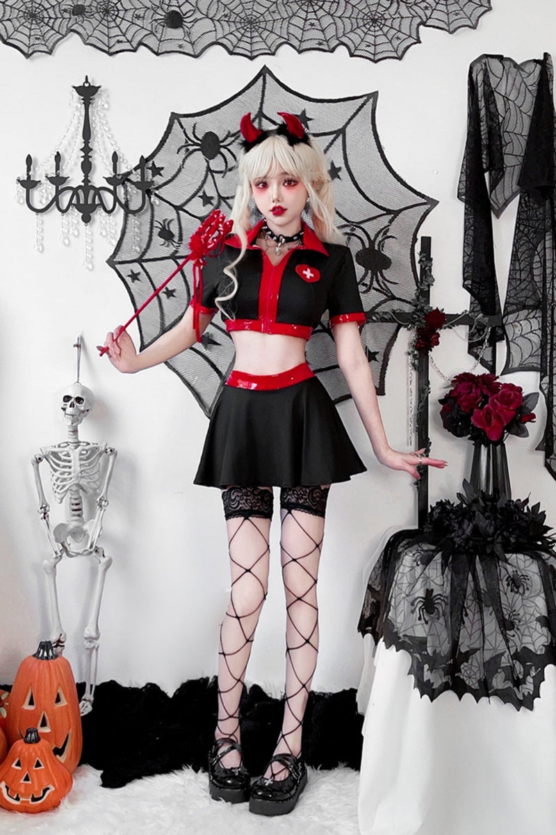 Gothic Nurse Cosplay Set