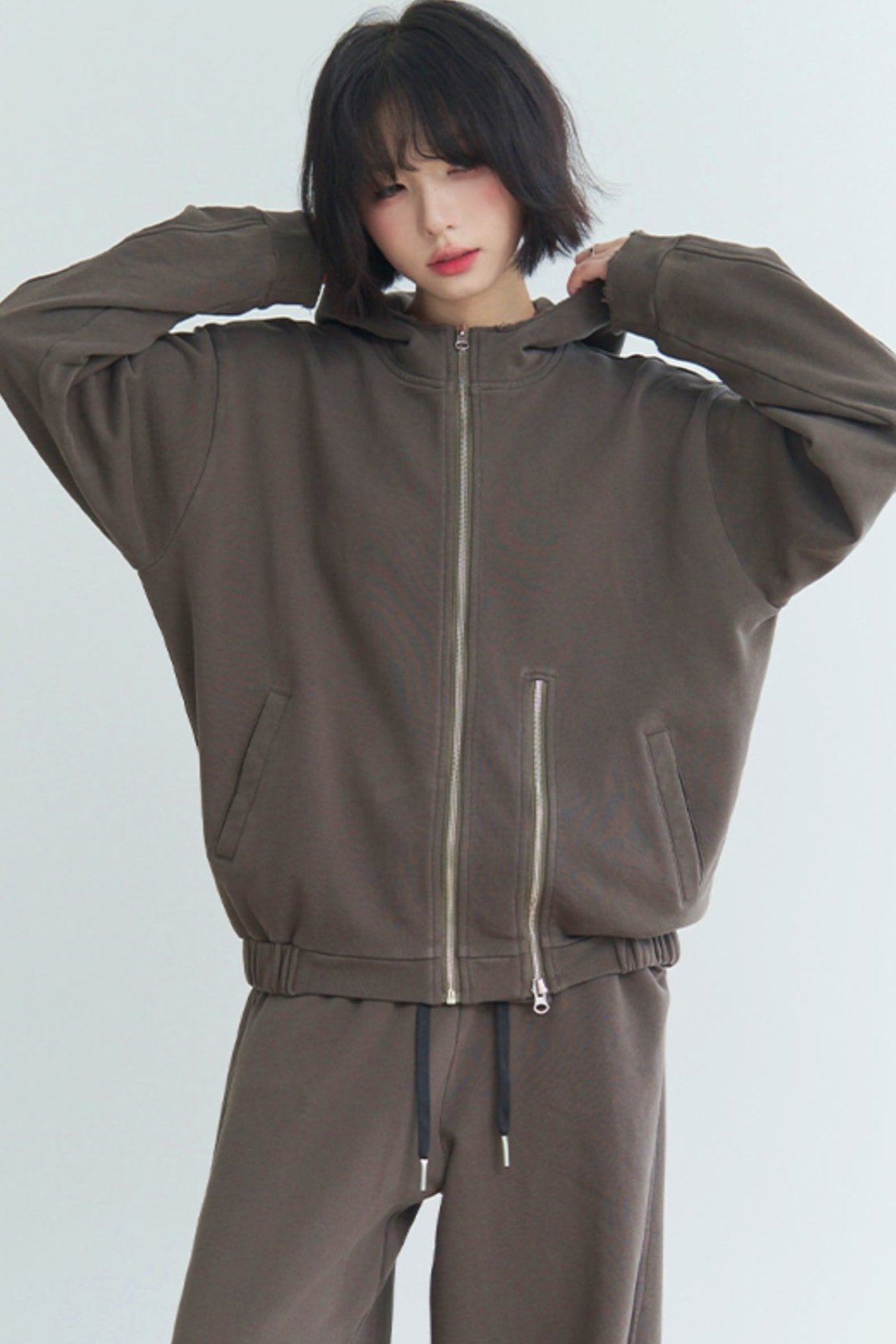 Sports Hoodie and Trousers Set