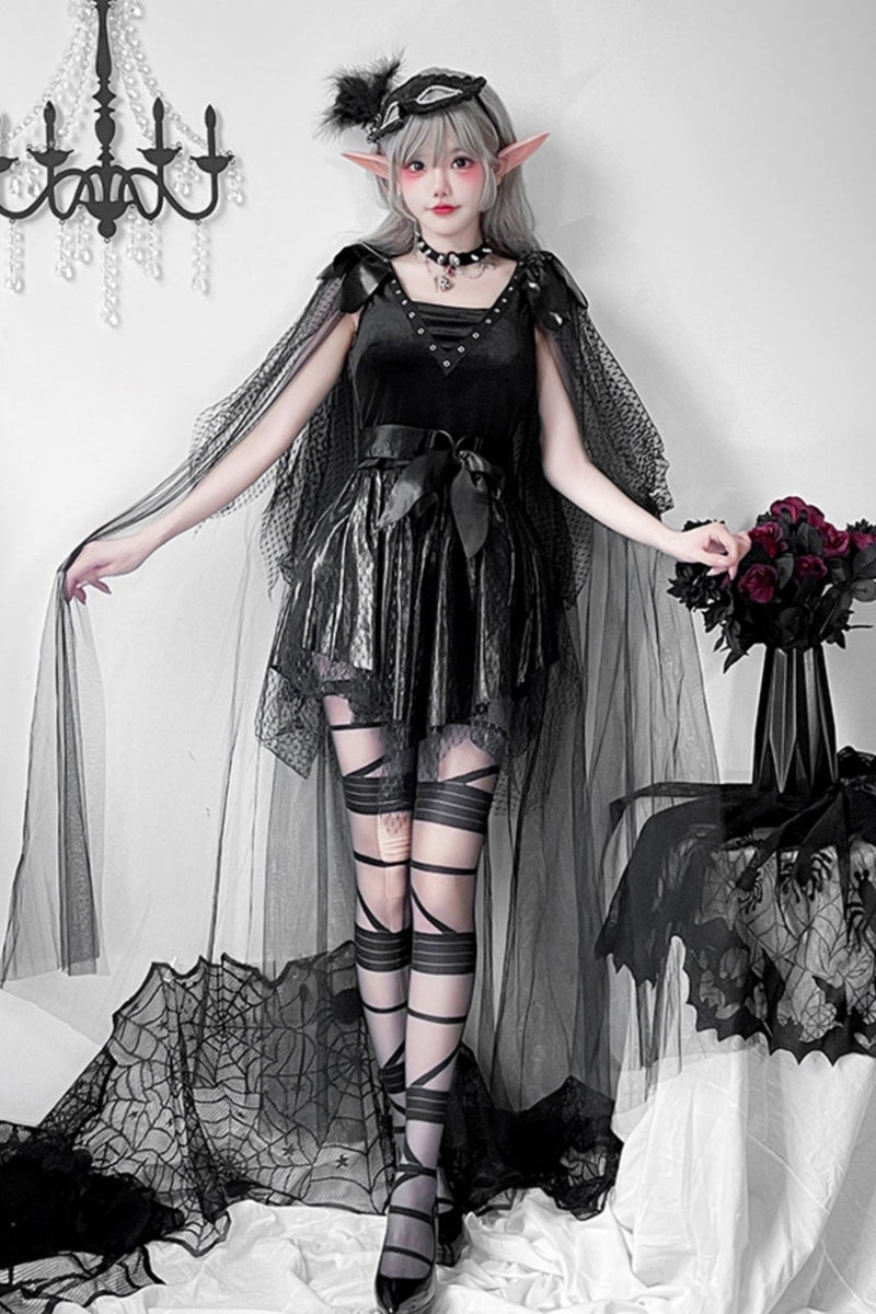 Halloween Witch & Devil Cosplay Set