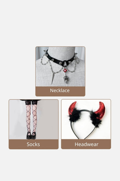 Gothic Nurse Cosplay Set