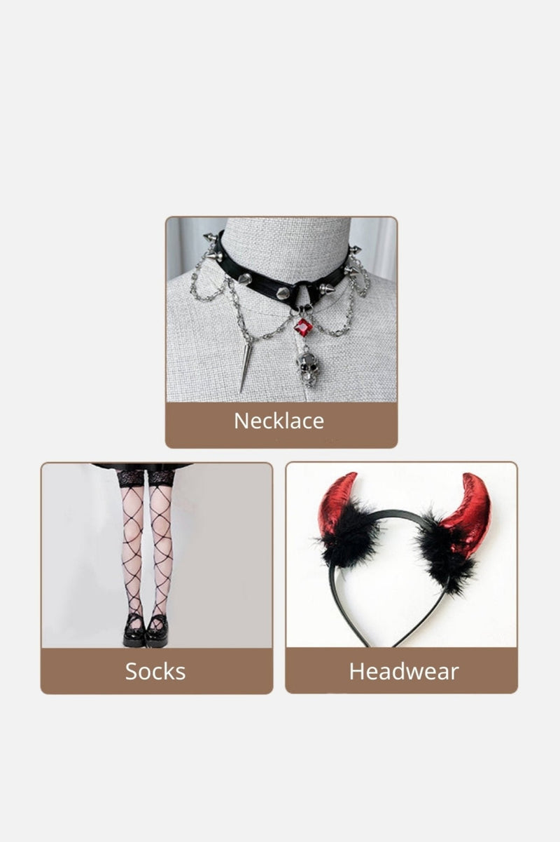Gothic Nurse Cosplay Set