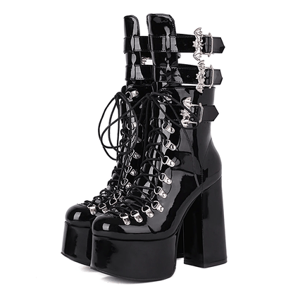Bloody Path Platform Boots