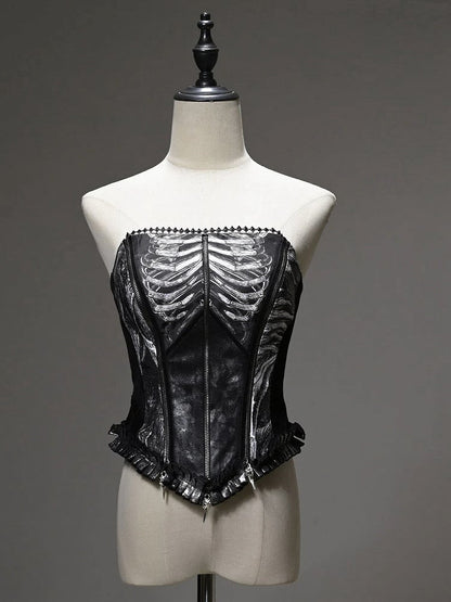 [pre-order Deadline: June 8] Phantom Knight Dark Gothic Military Dress Full Set (jacket + Bustier Top + Skirt)