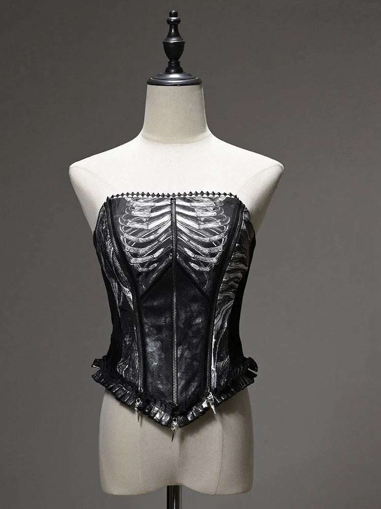 [pre-order Deadline: June 8] Phantom Knight Dark Gothic Military Dress Full Set (jacket + Bustier Top + Skirt)