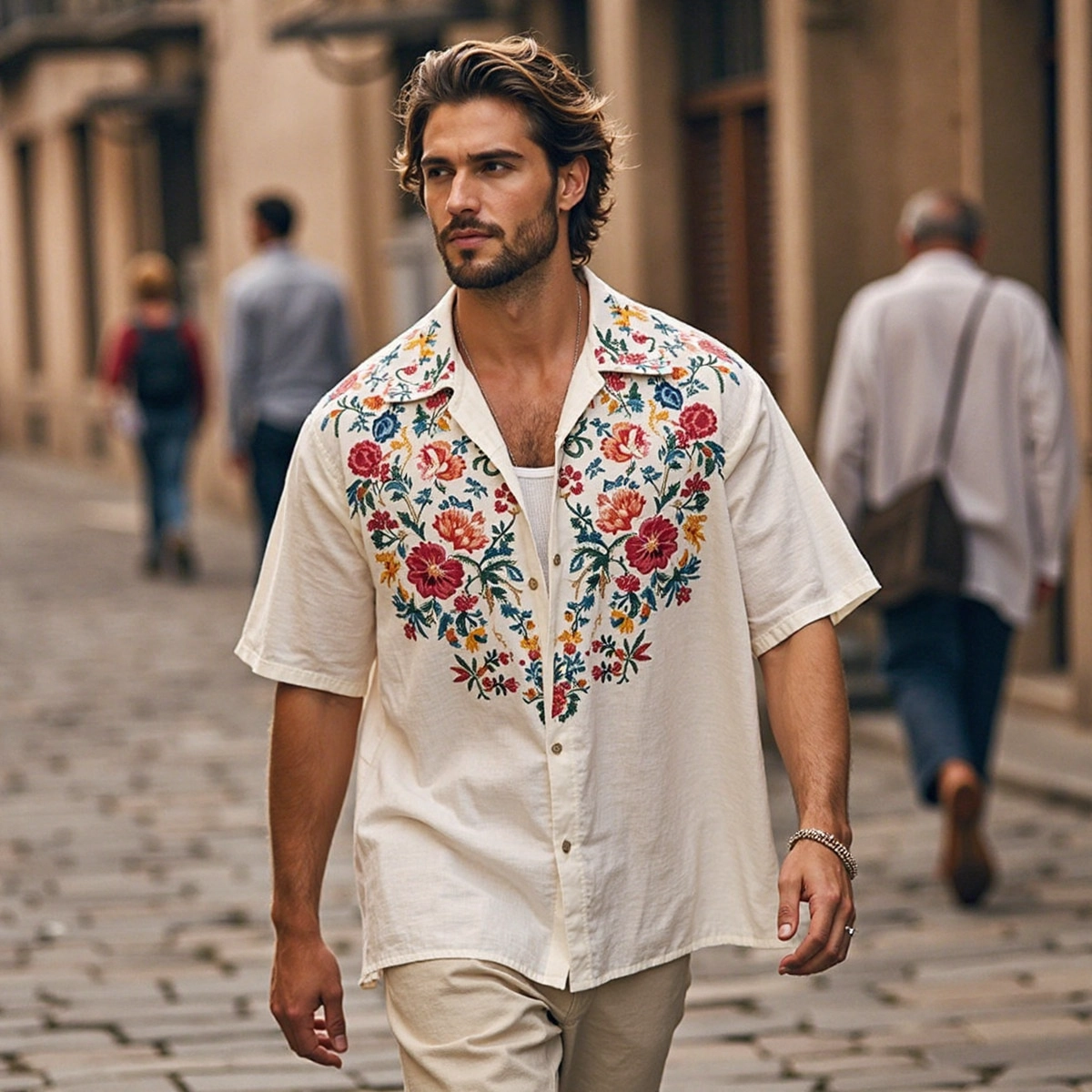 Subtly Elegant Shirt with a Refined Vintage Look