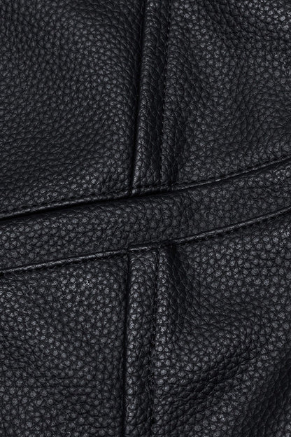 Black Rivet Buckle Gothic Vest