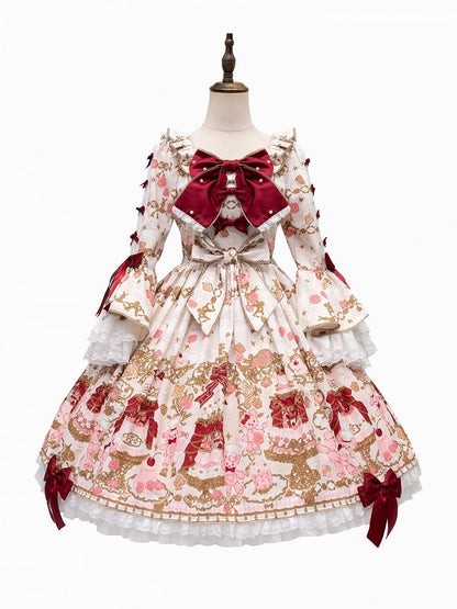 [pre-order Deadline: April 26] Retro Romance Sweet Lolita Ribbon Cake Print Series Accessories