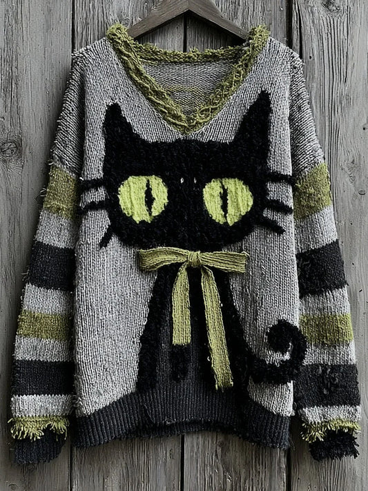 Finely Styled Sweater with a Classic Vintage Look