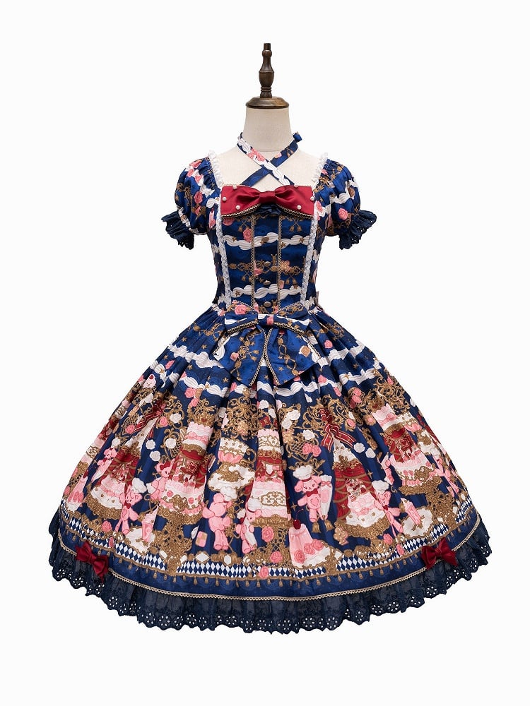 [pre-order Deadline: April 26] Retro Romance Sweet Lolita Ribbon Cake Print Series Accessories