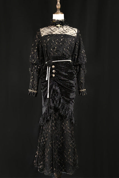 [pre-order] Fishtail Gothic Handsome Girl Lolita