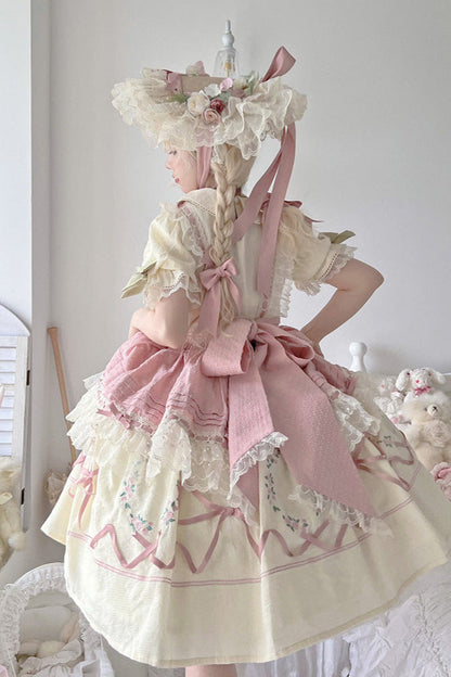 Rose Afternoon Tea Sweet Girly Lolita Dress