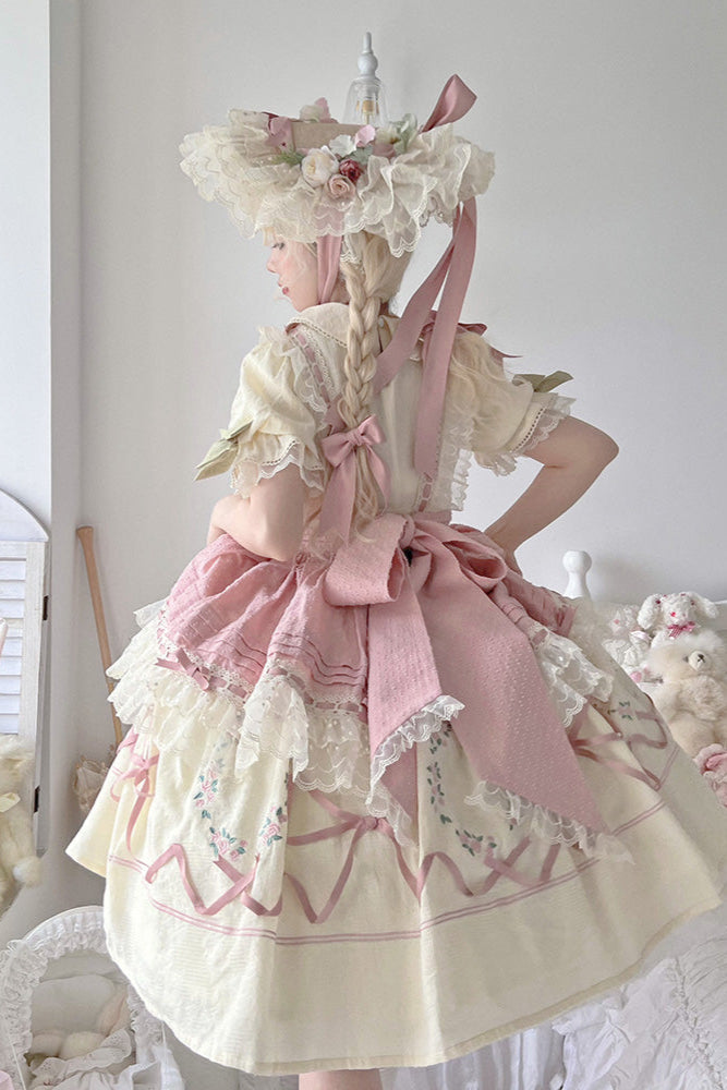 Rose Afternoon Tea Sweet Girly Lolita Dress
