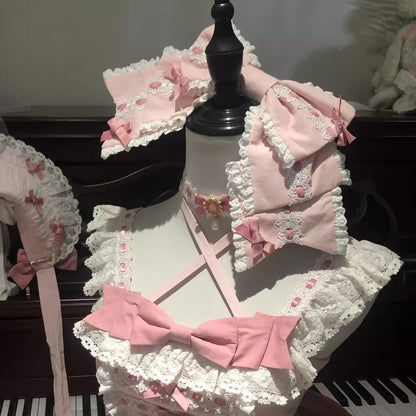 [pre-order] Lily's Tea Party Antique Lolita Dress Complete