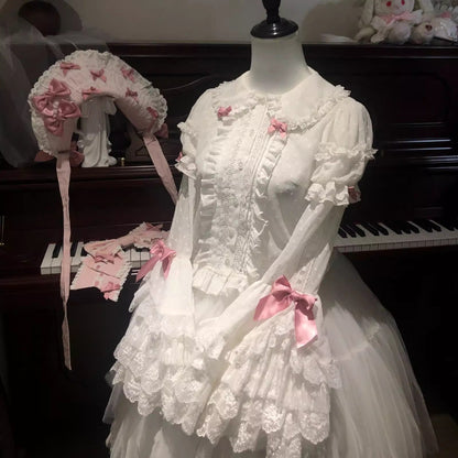 [pre-order] Lily's Tea Party Antique Lolita Dress Complete