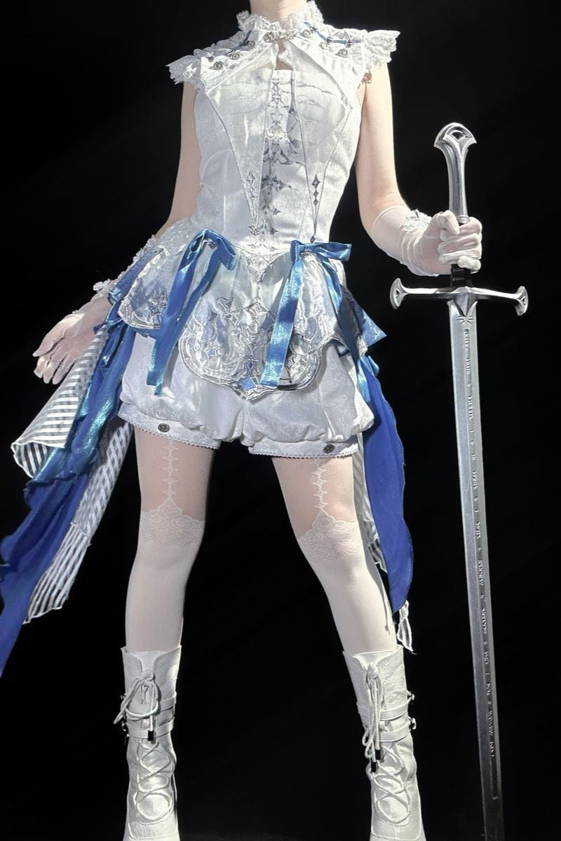 [pre-order] Prince Mode Suspender Skirt + Shorts + Shawl