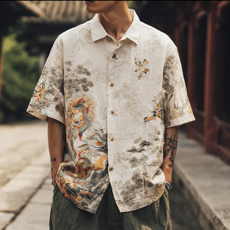 Casually Elegant Shirt with a Refined Edge