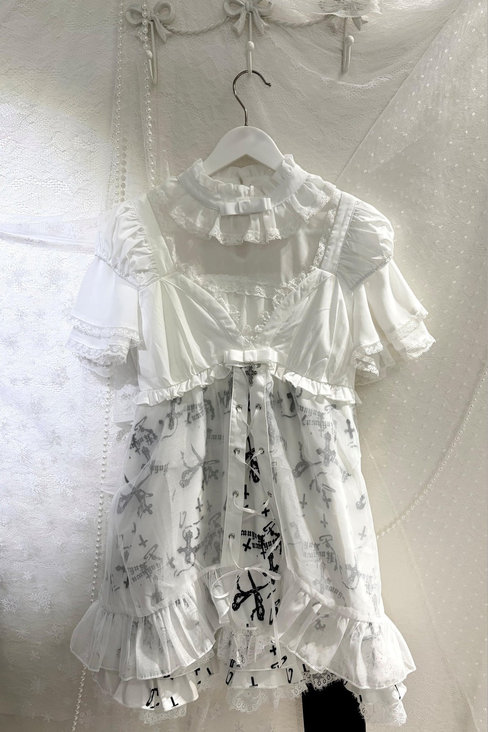 Winter Angel Glass Camisole Dress + Top + Outer