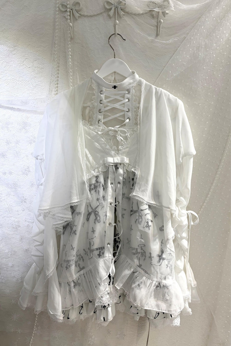 Winter Angel Glass Camisole Dress + Top + Outer