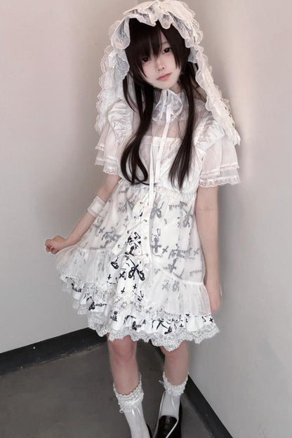 Winter Angel Glass Camisole Dress + Top + Outer