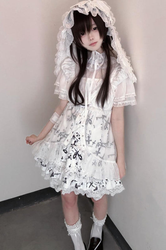 Winter Angel Glass Camisole Dress + Top + Outer