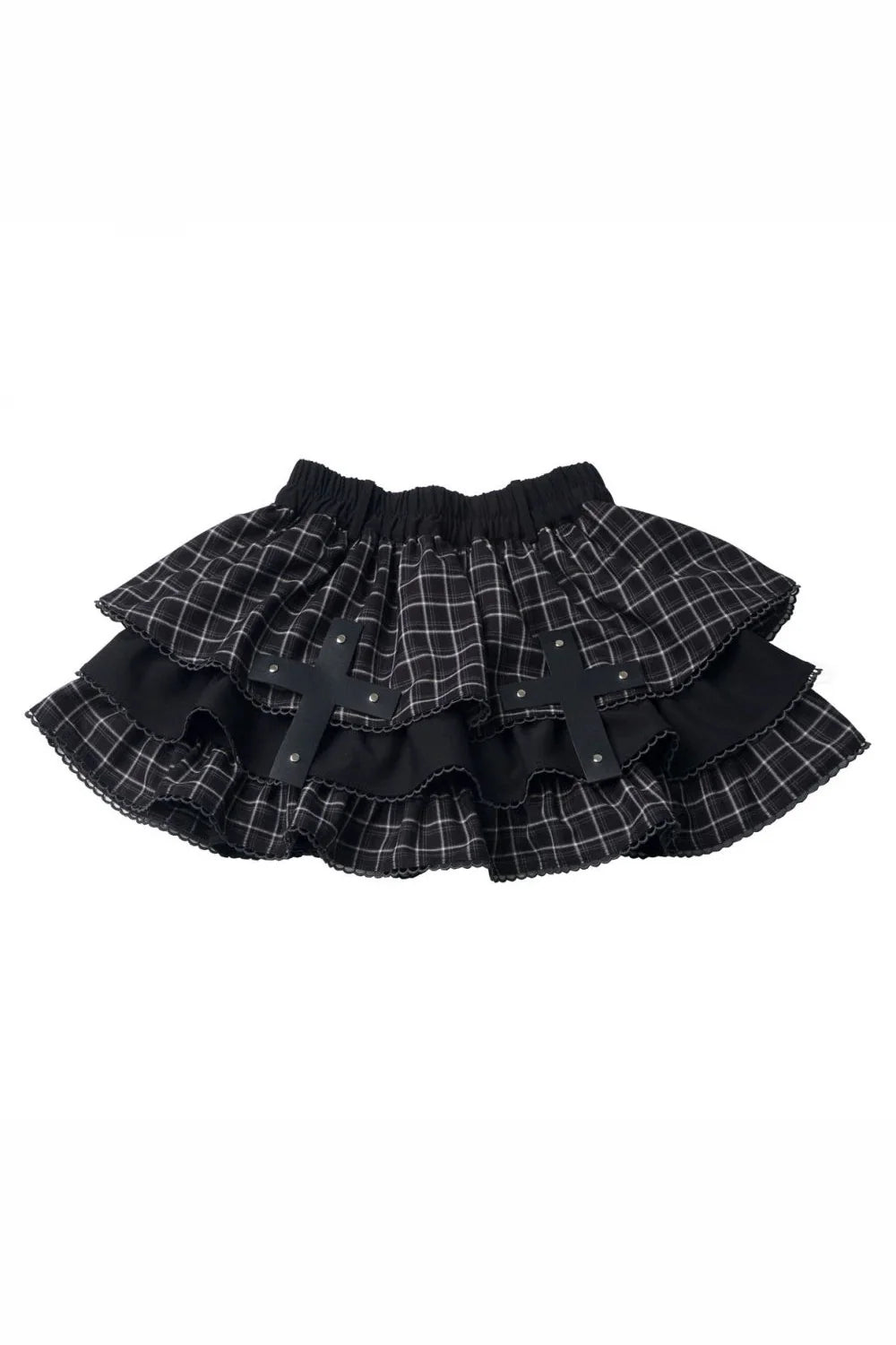Cross Checked Doll Dress + Top + Skirt
