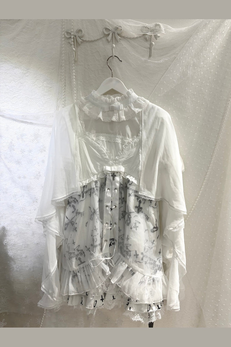 Winter Angel Glass Camisole Dress + Top + Outer
