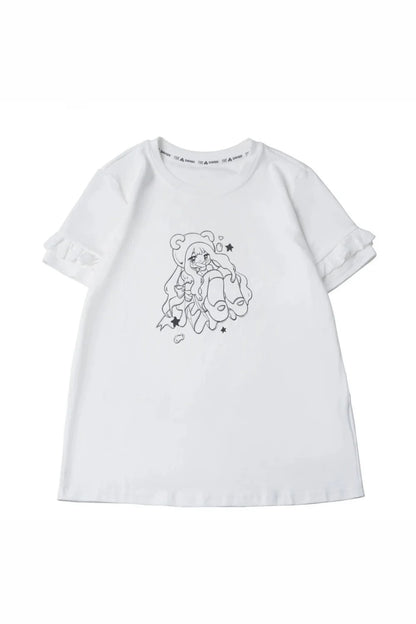 Grape Oolong T-shirt Dress + Accessories