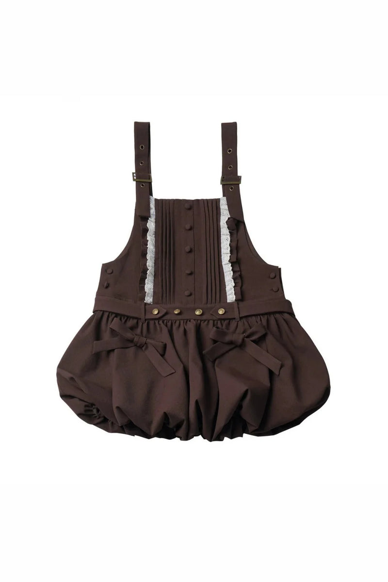 Midsummer Night Lace-up Blouse + Suspender Skirt + Leg Warmers
