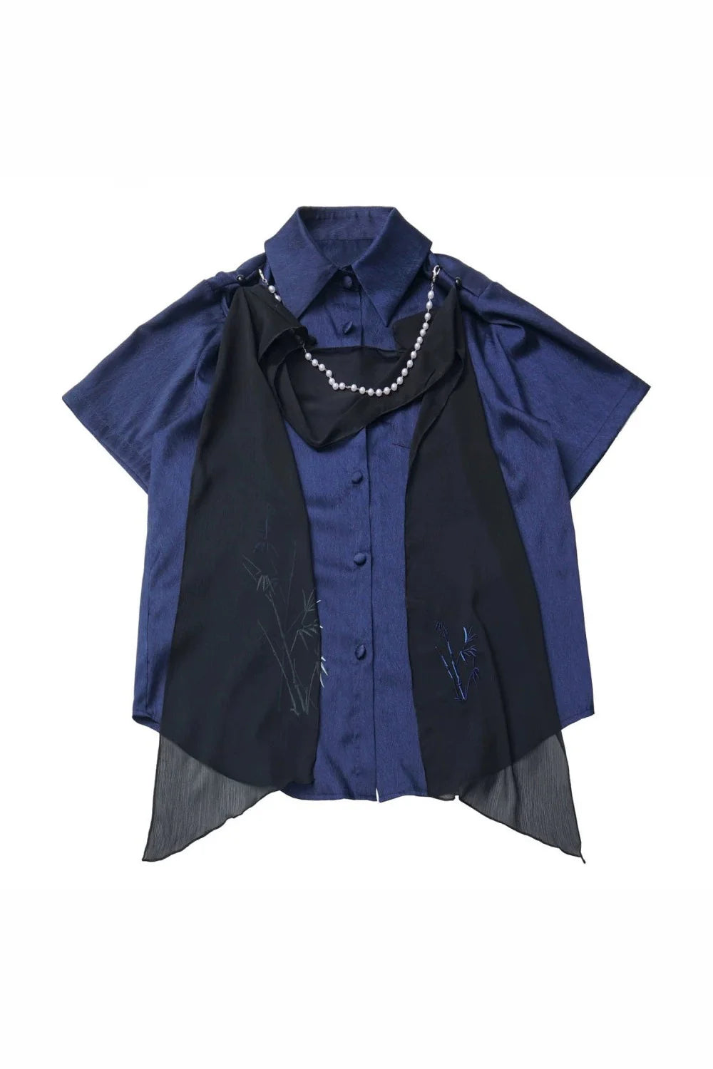 Subcultural Modern China Top + Pants + Off-shoulder Shirt + Skirt