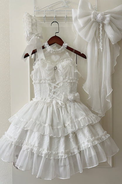 Halter Neck Sleeveless Sugar Lolita Dress