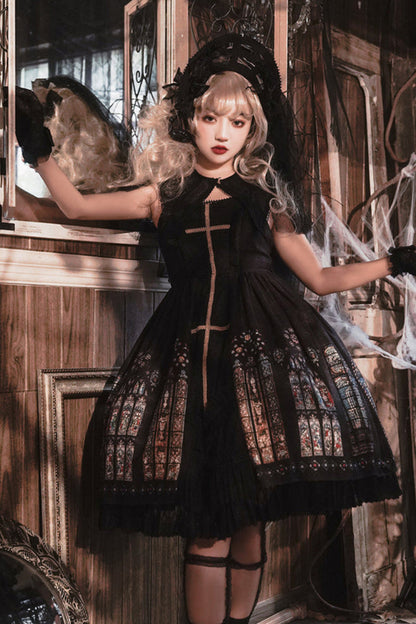Window Retro Doll Lolita Dress