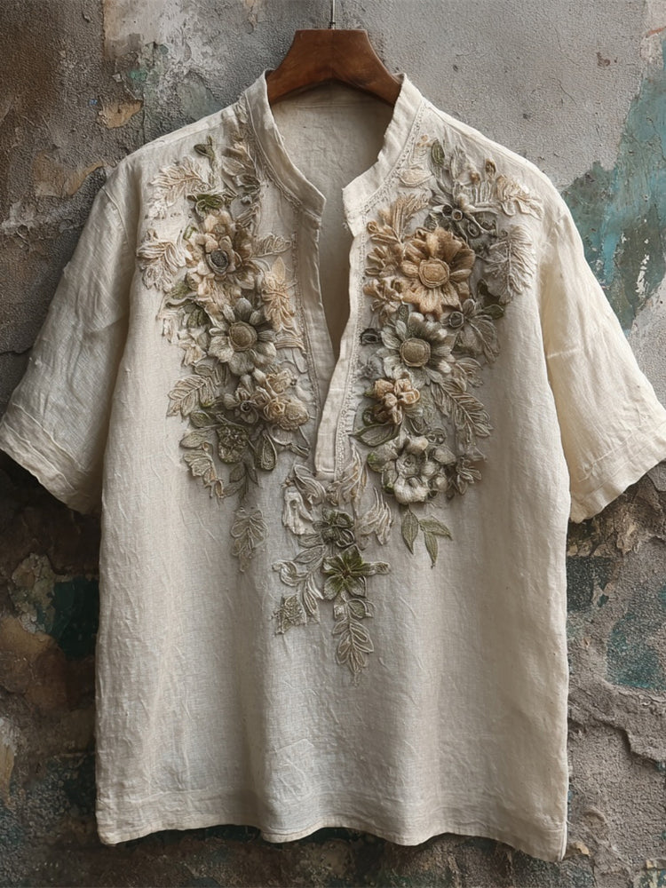 Subtly Elegant Shirt with a Refined Vintage Look