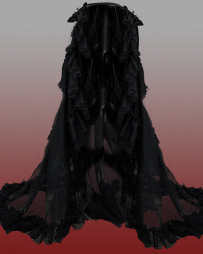 Cthulhu Gothic Dark Lolita Shirt + Skirt + Tail + Corset