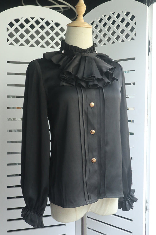 Lolita Prince Blouse + Shorts + Checkered Casquette