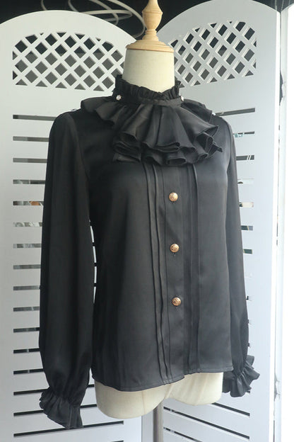 Lolita Prince Blouse + Shorts + Checkered Casquette