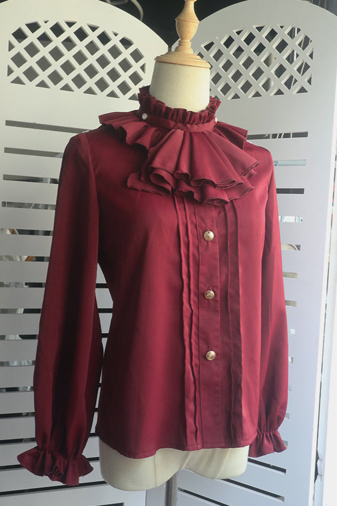 Lolita Prince Blouse + Shorts + Checkered Casquette