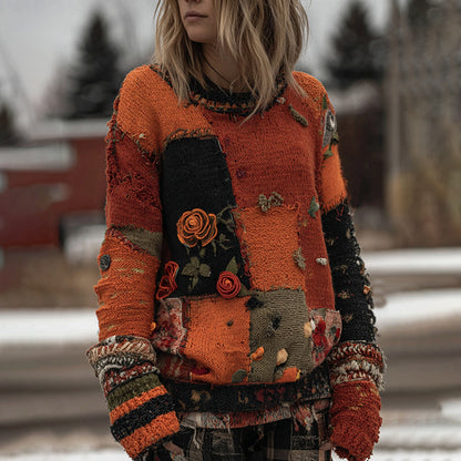 Subtly Elegant Sweater with a Refined Vintage Look