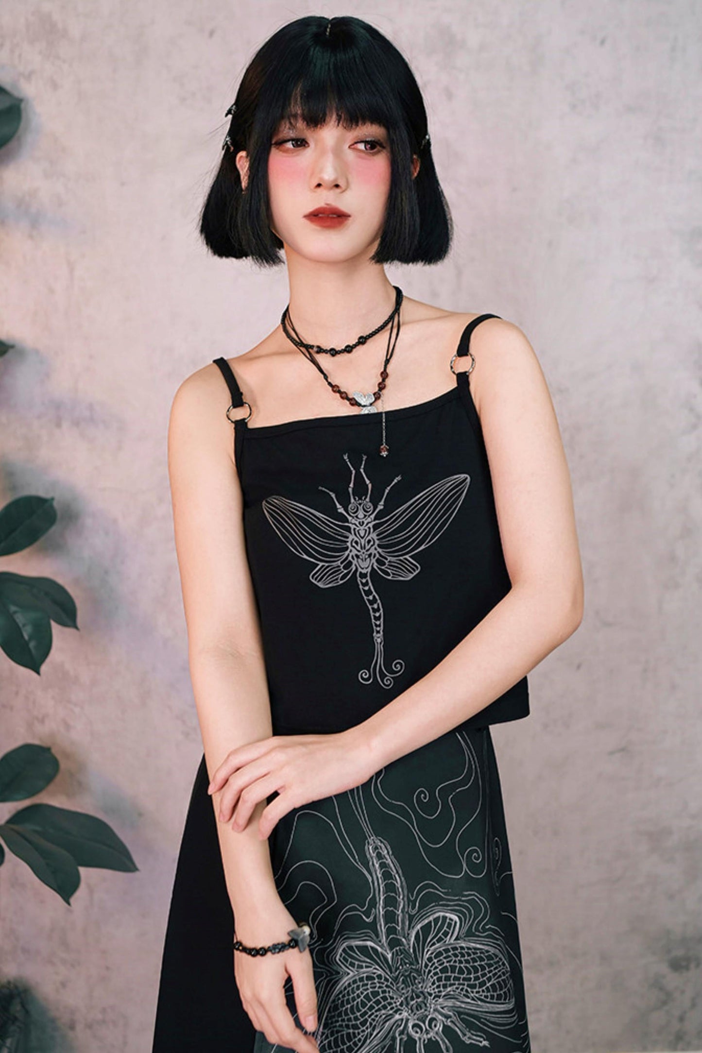 Short Sleeve Eternity Print Top