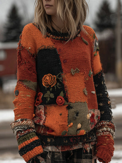 Classic Vintage Sweater with a Flattering Fit