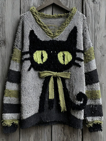 Subtly Elegant Sweater with a Refined Vintage Look