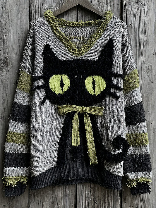 Subtly Elegant Sweater with a Refined Vintage Look
