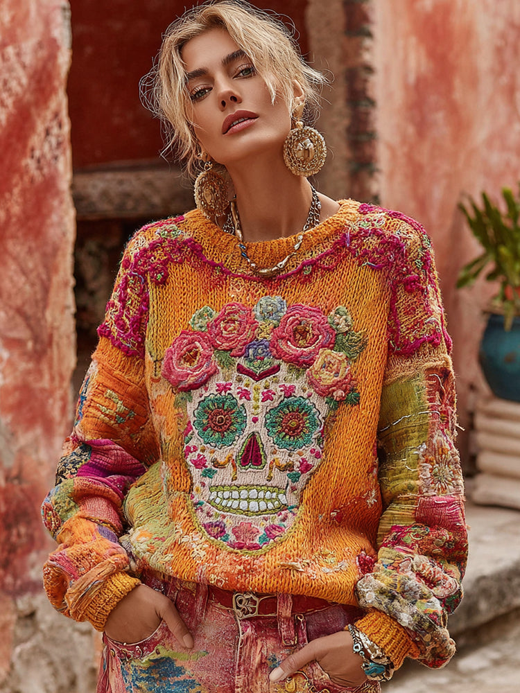 Classic Vintage Sweater with a Flattering Fit