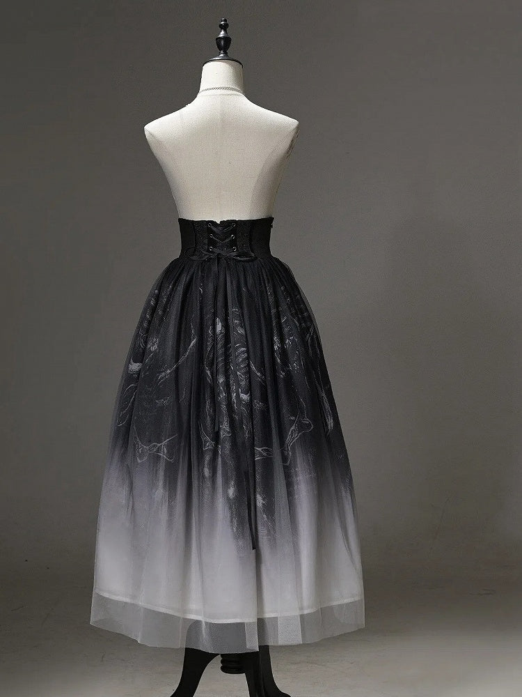 [pre-order Deadline: June 8] Phantom Knight Dark Gothic Military Dress Full Set (jacket + Bustier Top + Skirt)