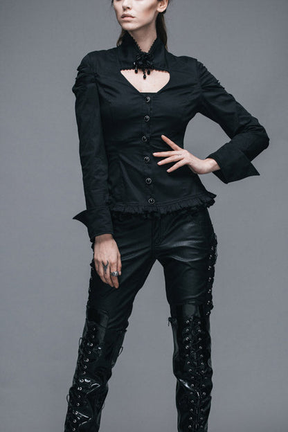 Subtly Elegant Blouse with a Refined Vintage Look