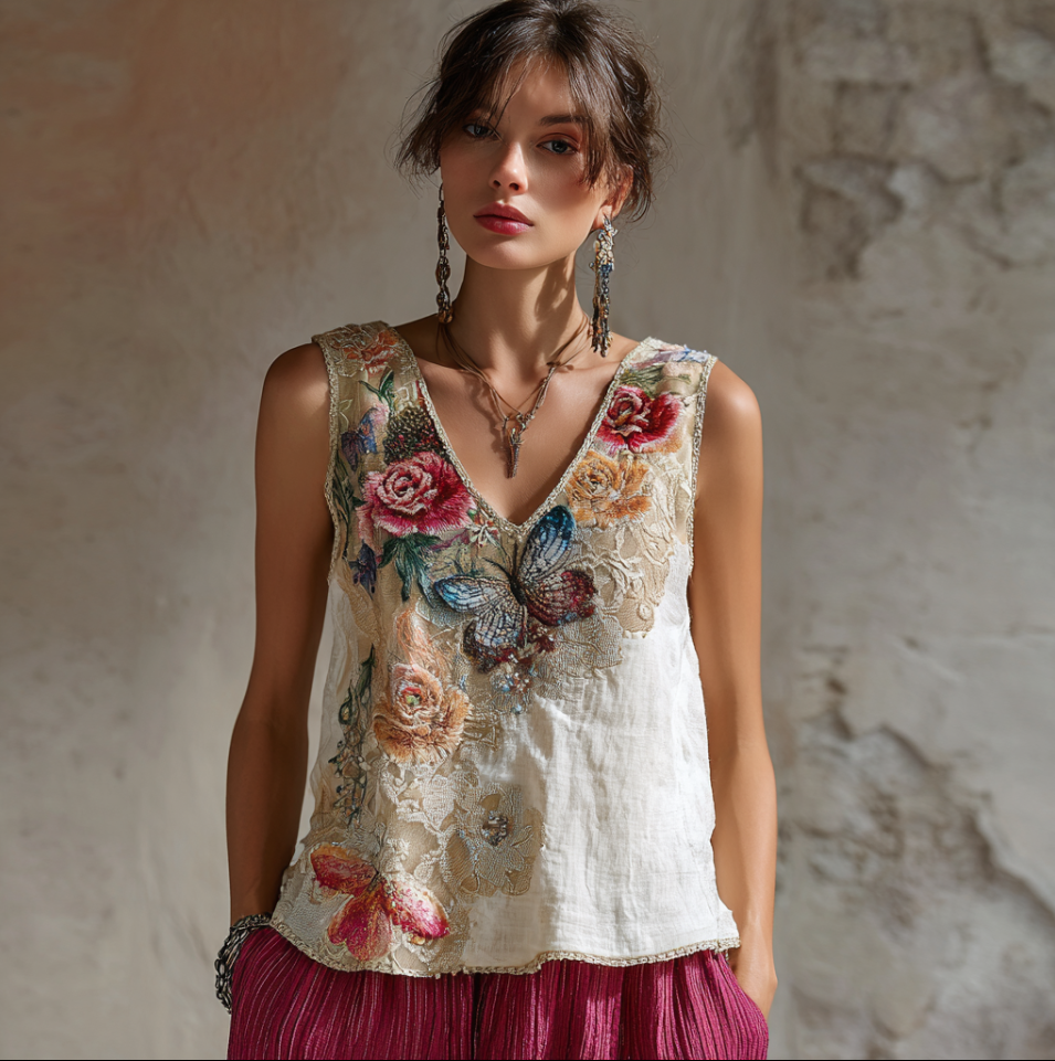 Vintage Style Top with a Modern Fit